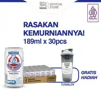 BEAR BRAND Susu Beruang Milk White 189ml x 30pcs Free Tumbler